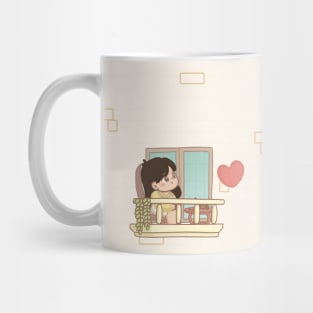 Sending love Couple Mug